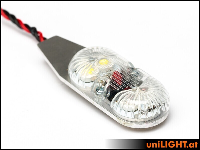 24mm DUAL Navigation + Blitzlicht, 12Wx2, T-Fuse 24mm DUAL Navigation + Blitzlicht, 12Wx2, T-Fuse