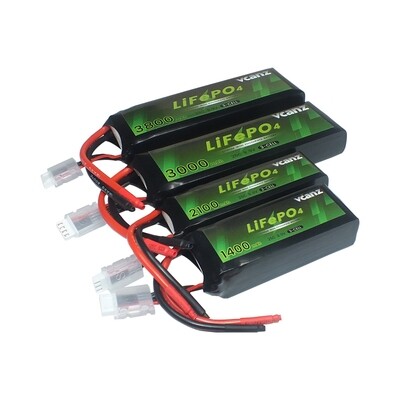Vcanz LiFePo4 Akku 2S/6.6V, 1400mAh 25C Vcanz LiFePo4 Akku 2S/6.6V, 1400mAh 25C