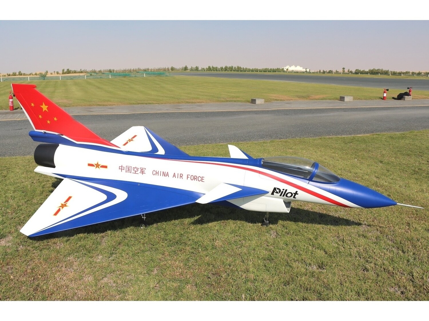 Pilot-RC Chengdu J-10-B - 3D-Turbinen-Jet, Spw 1677mm, ARF-Set mit EZFW