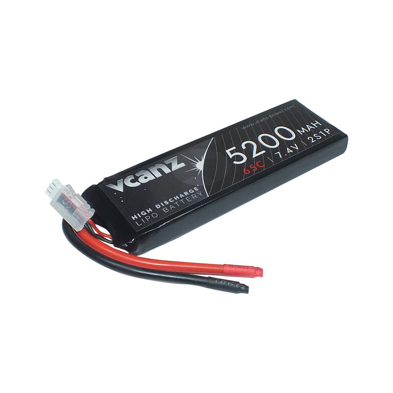 Vcanz 2S 7.4V 5200mAh 65-130C Graphene Lipo RC-Akku Vcanz 2S 7.4V 5200mAh 65-130C Graphene Lipo RC-Akku