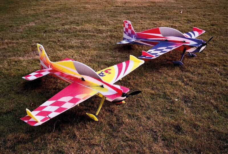 JTA Innovations Gamebird (blue/red) new 33&amp;quot; EPP 3D aerobatic model