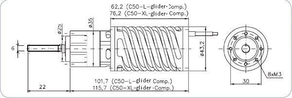 C50-9 L 6,7:1 Glider Competition Kv 2430