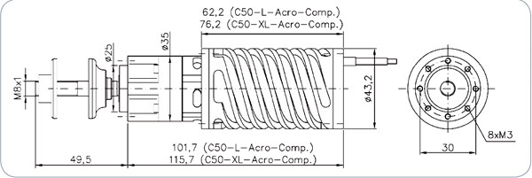 C50-14 XL Acro 6,7:1 Competition Kv 1160