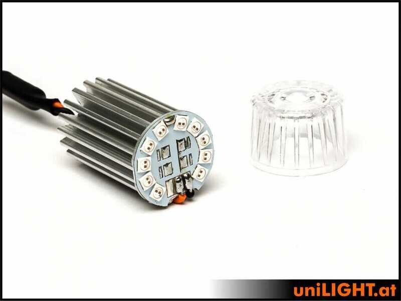 22mm Round Navigation Light, 6W x 2