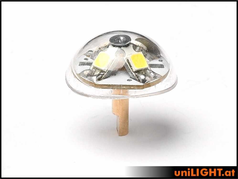 17mm Hemisphären Blitzlicht, POWER, 15Wx2 Weiss