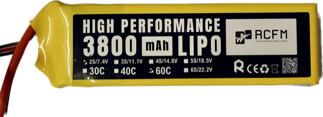 2S LiPo RC-Akku 7.4V 3800mAh 60-120C