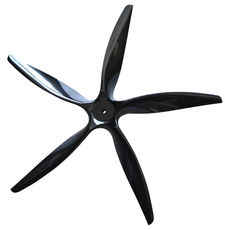 FALCON 24x18 5-BLATT CARBON LUFTSCHRAUBE FALCON 24x18 5-BLATT CARBON LUFTSCHRAUBE