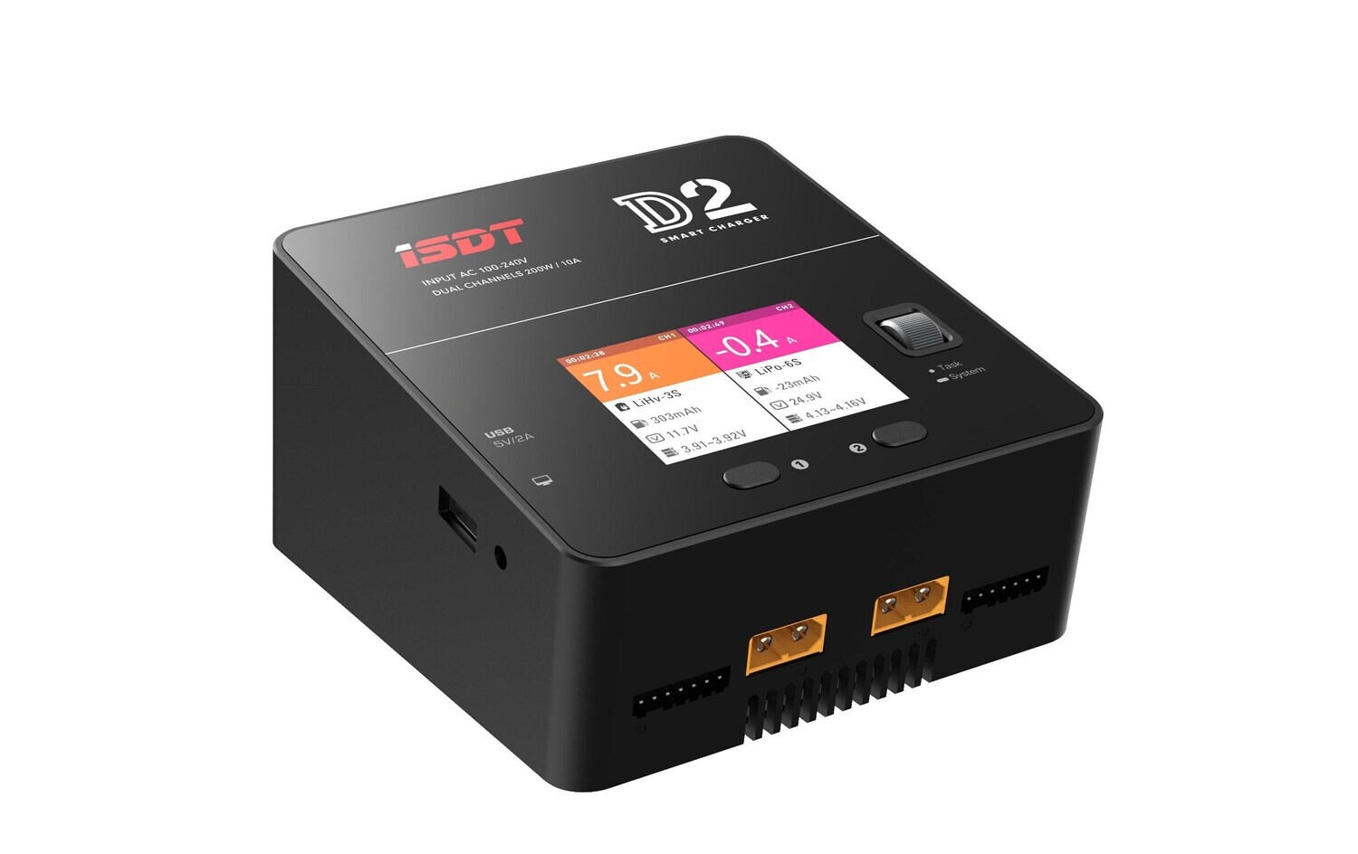 ISDT Dual-Ladegerät D2 MK2 200 W Smart AC