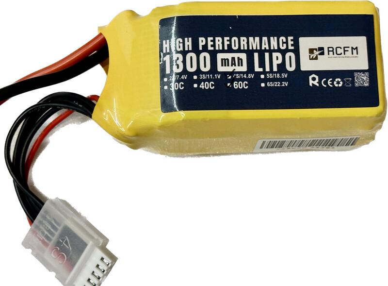 4S LiPo RC-Akku 14.8V 1300mAh 60-120C 4S LiPo RC-Akku 14.8V 1300mAh 60-120C