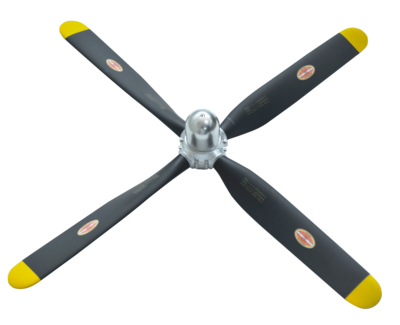 4-Blatt CFK 28x18 für 215-250cc Sternmotor