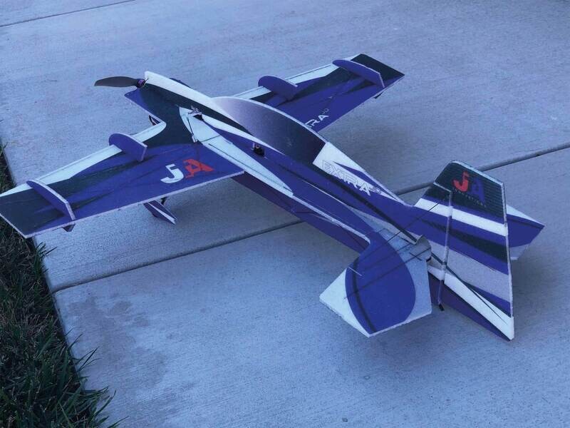 JTA Innovations Extra JD Blue/Black/White 32&amp;quot; EPP 3D Aerobatic Model