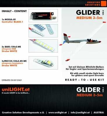 unilight GLIDER-Medium Beleuchtungsset V3