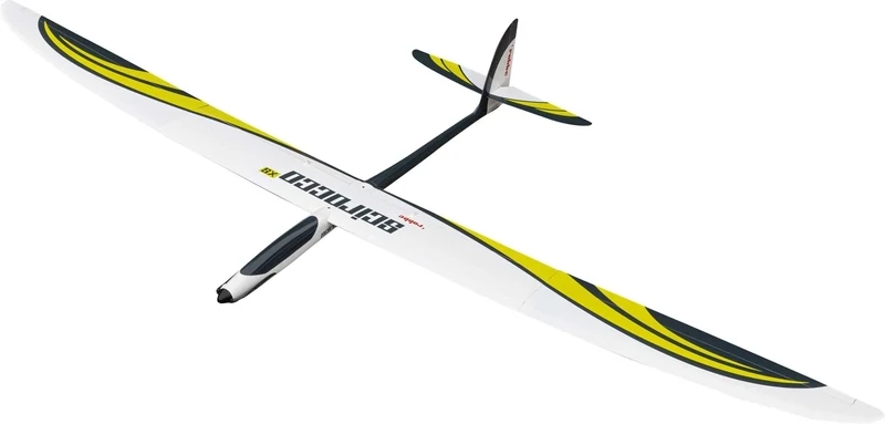 Robbe Modellsport Scirocco XS 3,25m ARF (lime) Voll-GfK Hochleistungssegler mit 4-Klappenflügel