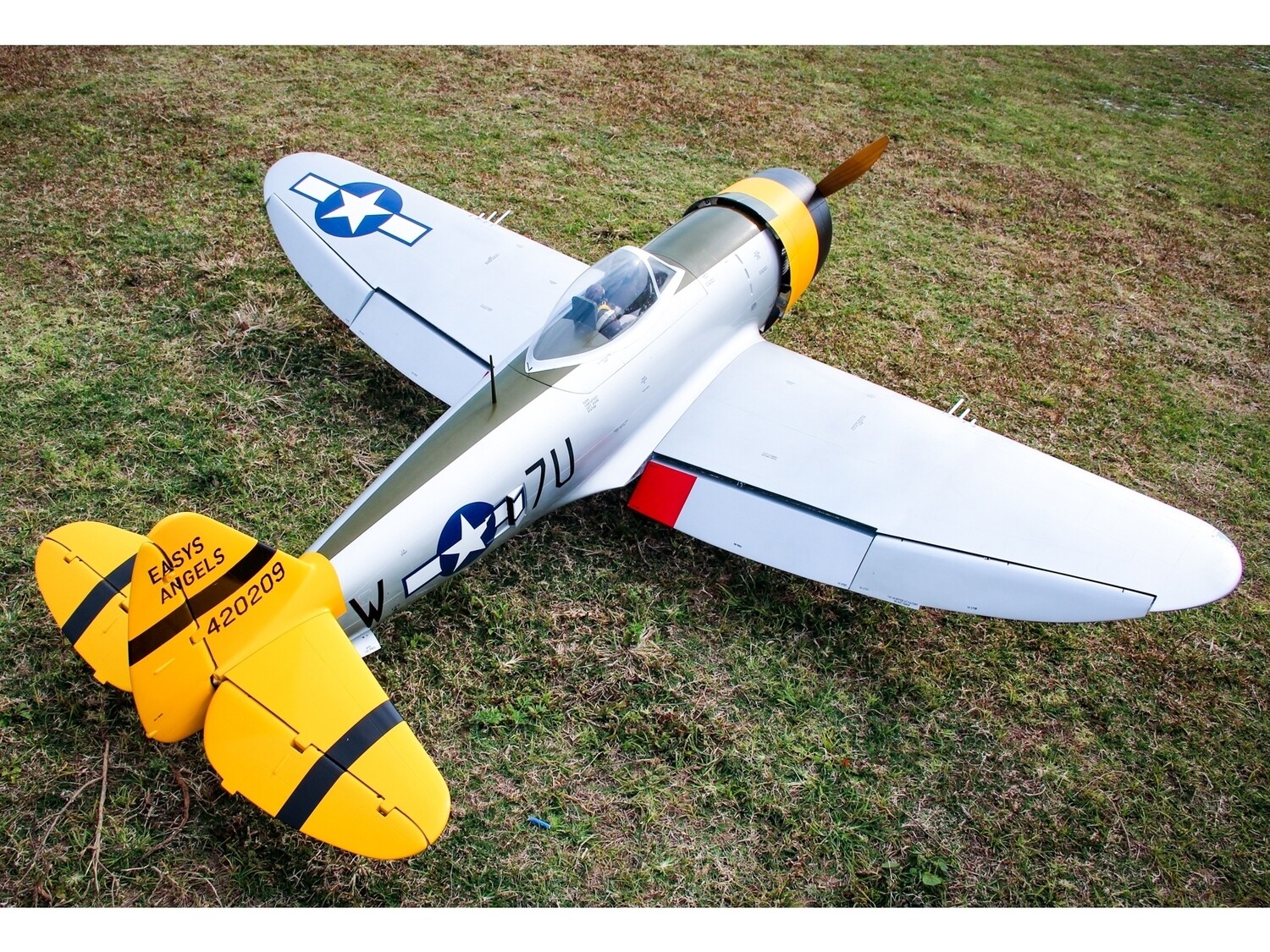 PILOT-RC Full-Composite P-47D Thunderbolt, Spw 2411mm, ARF-Set mit EZFW