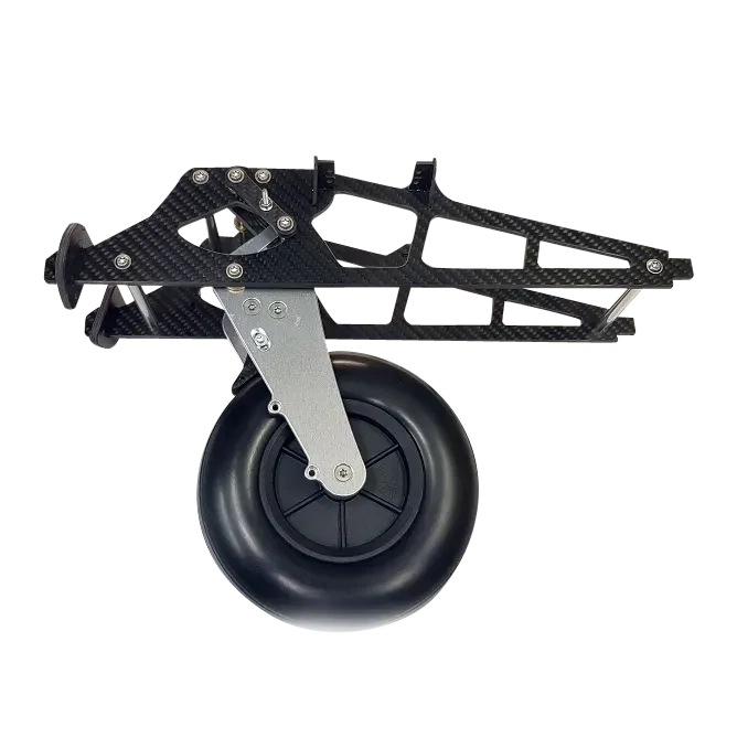 Retractable landing gear, 1:2.0 scale, 165 mm wheel