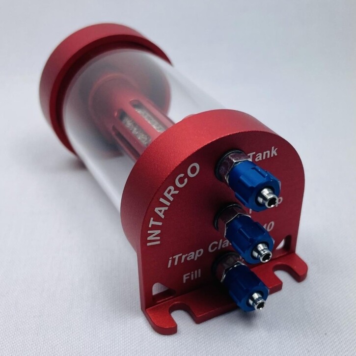 Intairco iTrap 40 Classic Pro, Tank und Pumpe Festo 6mm Quick Connections, Fill Festo 4mm Quick Connections