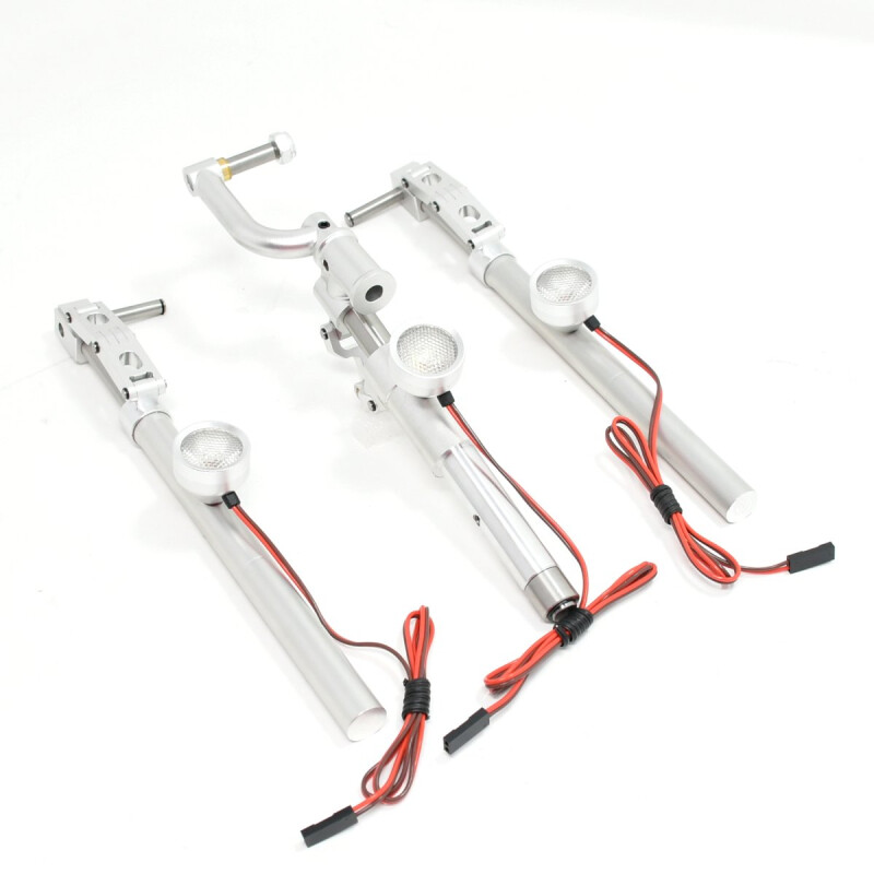 JP Hobby ER-120 1/12 Scale Metal Oleo Struts (includes single nose strut) (E-Flite / FMS Carbon-Z T-28 1.98 m or aircraft up to 12 kg)