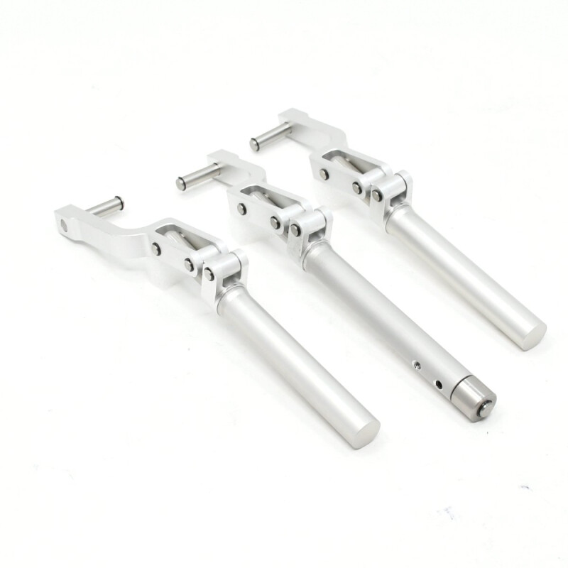 JP Hobby ER-120 1/12 Scale Metal Oleo Struts (includes single nose strut) (Black Horse Viper MK II 1.88 m or aircraft up to 12 kg)