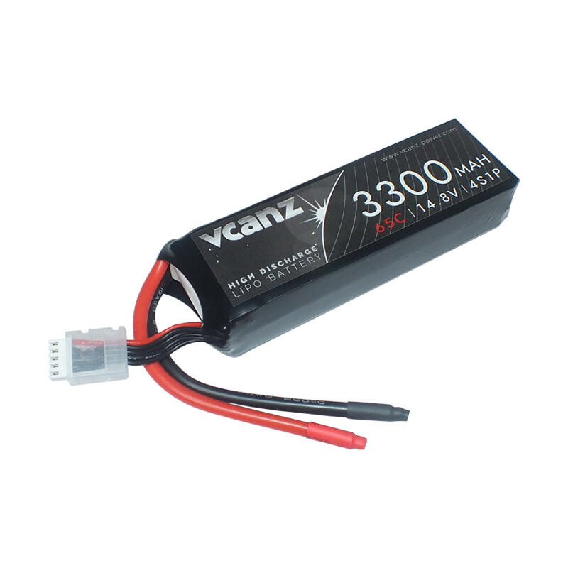 Vcanz 4S 14.8V 3300mAh 65-130C Graphene Lipo RC-Akku