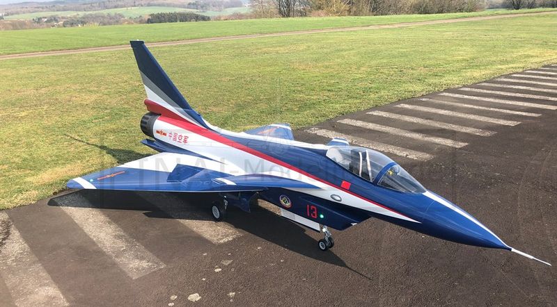 Jetlegend J10 ARF, Color: Chinese Air Force Display Team + Upgrades