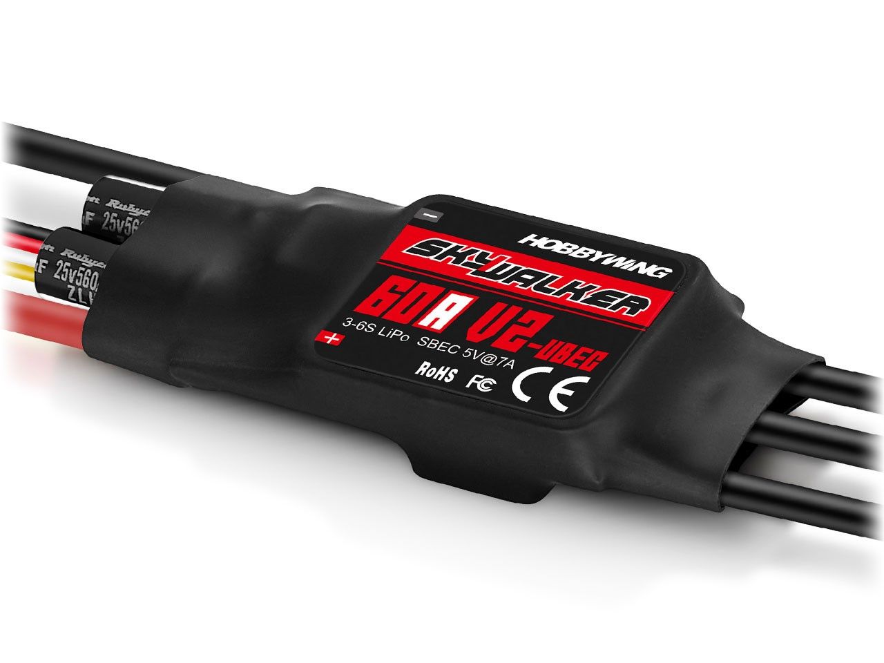 Hobbywing Skywalker V2 60A 3-6s, 7A BEC