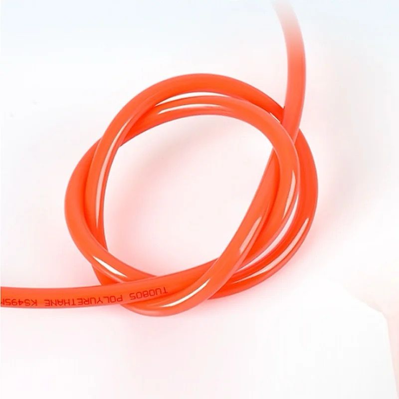 Turbinen Treibstoffschlauch, 4x2.5mm - 1 Meter, Polyurethan PU, Rot