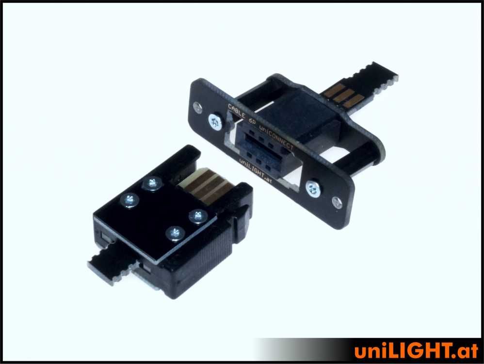 Kabel-Steckverbindung, 3 primäre Pole