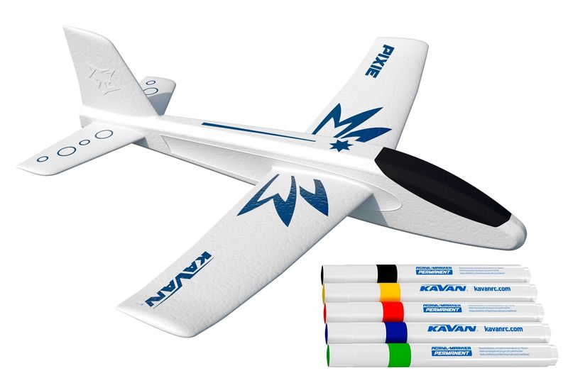 KAVAN Pixie Freiflugmodell EPP - weiß inkl. Marker-Set KAVAN Pixie Freiflugmodell EPP
