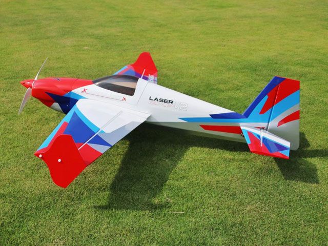 Extremeflight-Rc Laser 60&quot; V3 Rot/Weiss/Blau RXR (receiver Ready)