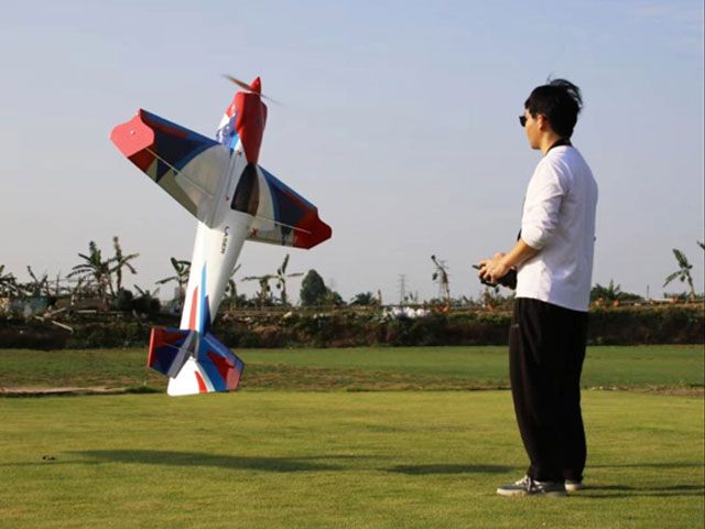 Extremeflight-Rc Laser 60&amp;quot; V3 Rot/Weiss/Blau RXR (receiver Ready)