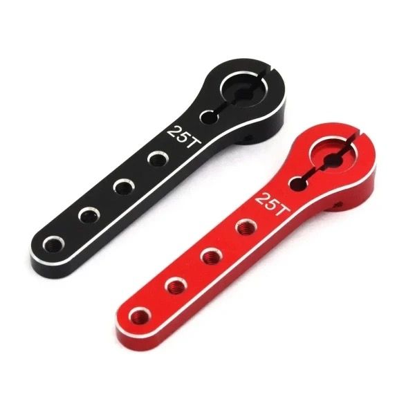Servoarm Alu 25 T 56mm Schwarz oder Rot