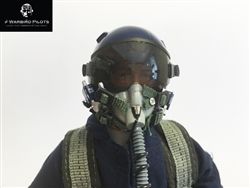 SCALE Full-Body Jet Pilot 1/7 - 1/8 Scale, 10" Blau