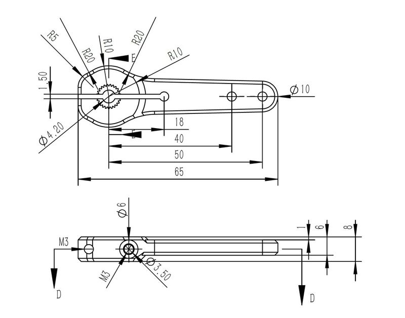 CHASERVO Arm 0825.50