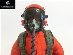 SCALE Full-Body Jet Pilot 1/7 - 1/8 Scale, 10" Orange