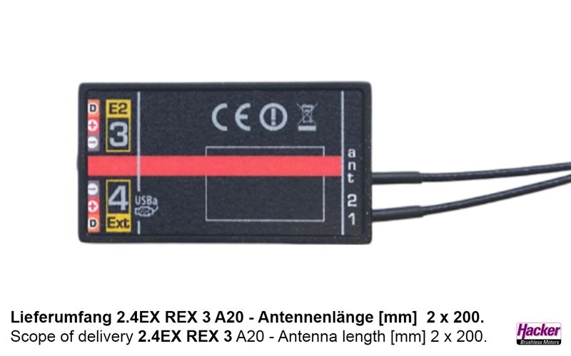 DUPLEX 2.4EX Receiver REX 3 A20
