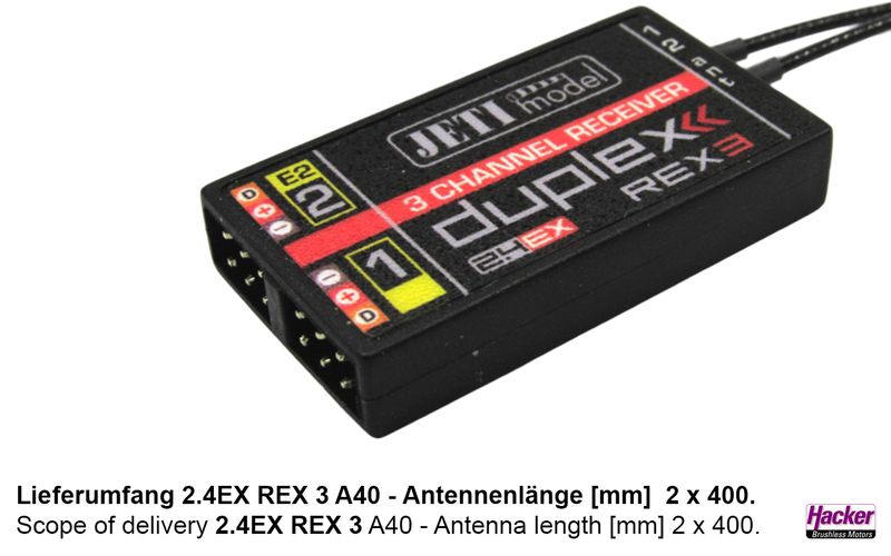 DUPLEX 2.4EX Empfänger REX 3 A40 DUPLEX 2.4EX Empfänger REX 3 A40