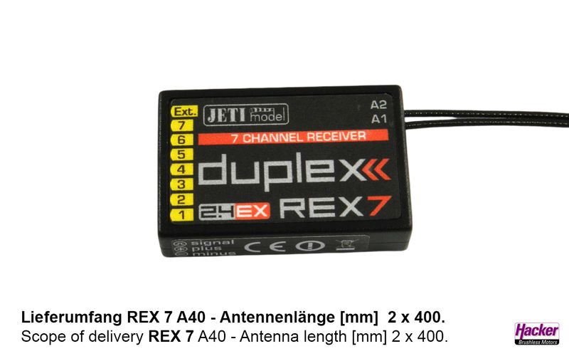 DUPLEX 2.4EX Receiver REX 7 A40