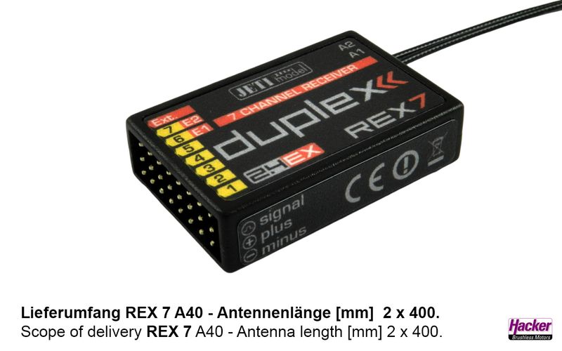 DUPLEX 2.4EX Empfänger REX 7 A40 DUPLEX 2.4EX Empfänger REX 7 A40