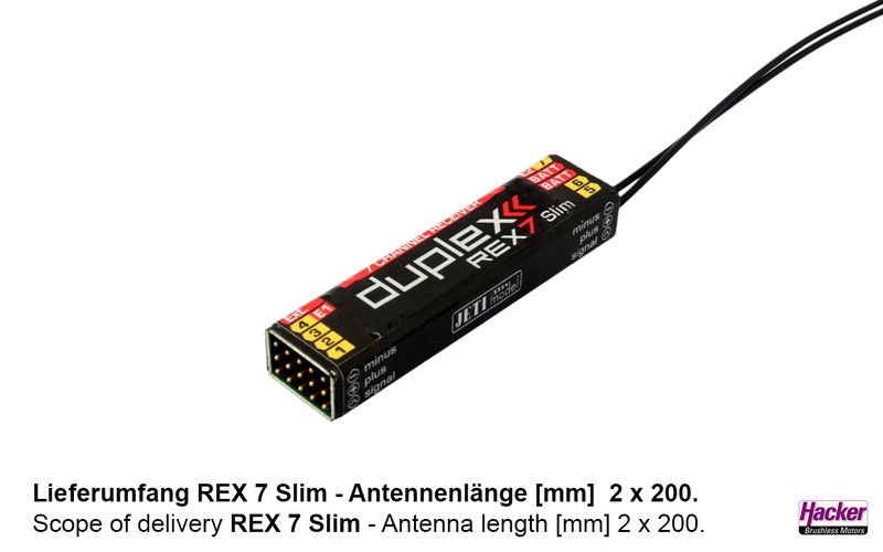 DUPLEX 2.4EX Empfänger REX 7 Slim DUPLEX 2.4EX Empfänger REX 7 Slim