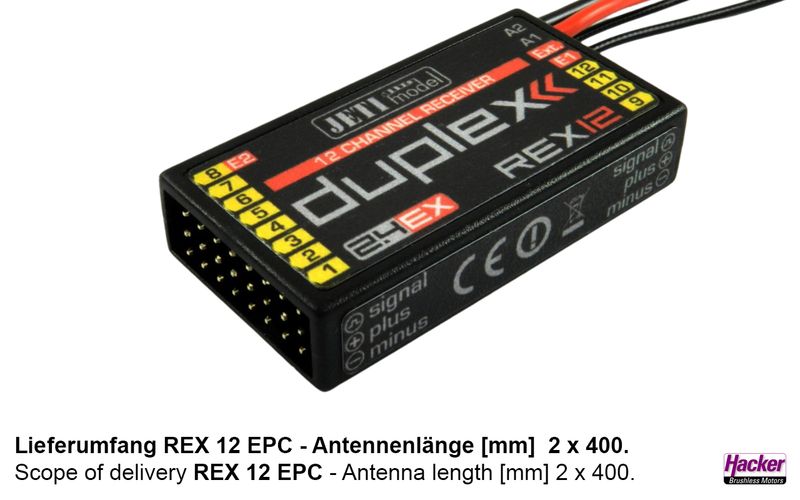 DUPLEX 2.4EX Empfänger REX 12 EPC DUPLEX 2.4EX Empfänger REX 12 EPC