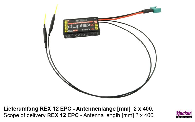 DUPLEX 2.4EX Receiver REX 12 EPC