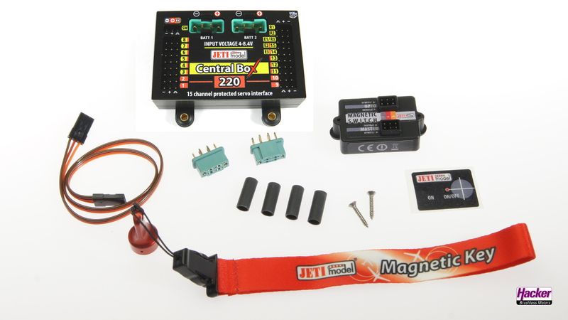 JETI Duplex 2.4EX Central Box 210 + 2 RSat2