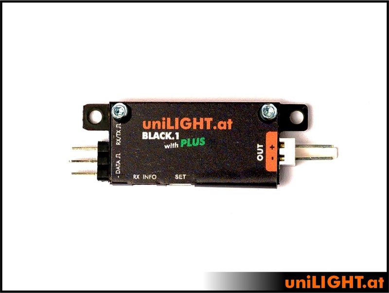 uniLIGHT 1-Kanal, BLACK.1 + uniLIGHT 1-Kanal, BLACK.1 +