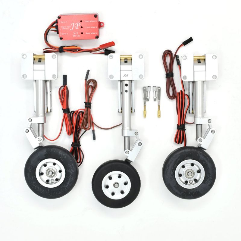 JP Hobby ER-120 Tricycle Full Set with Brakes (Black Horse PC-9 Pilatus 1.84m) + Controller