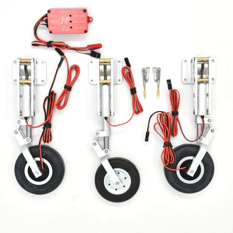 JP Hobby ER-120 Tricycle Full Set with Brakes (Black Horse PC-9 Pilatus 1.84m) + Controller
