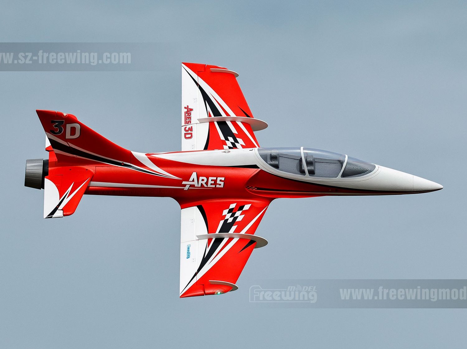 Freewing Ares 3D - 90mm EDF Sport Jet - Spw 1156mm - 6S PNP-Set mit Gyro