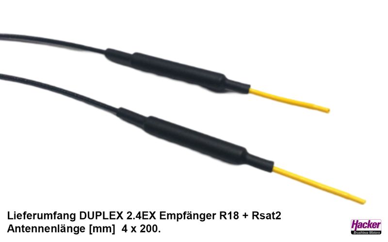 JETI DUPLEX 2.4EX Receiver R18 + Rsat2