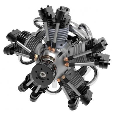 Fiala FM250 R5 - FS 4-Takt Benzin Sternmotor 250ccm