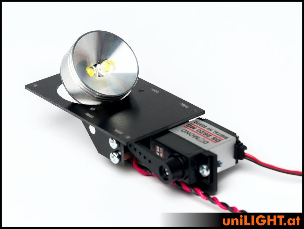 30mm flip-up headlight, 10W x 2, T-FUSE, HV