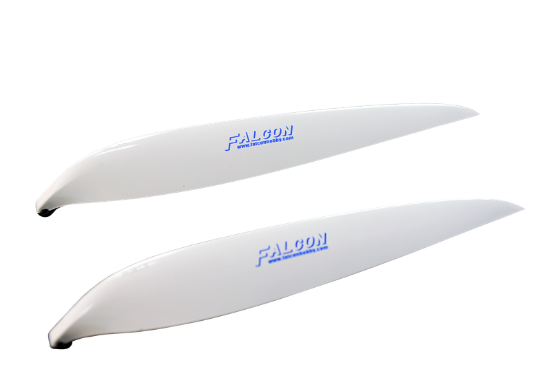 16x10 ZOLL CFK Weiß Klapp-Propeller